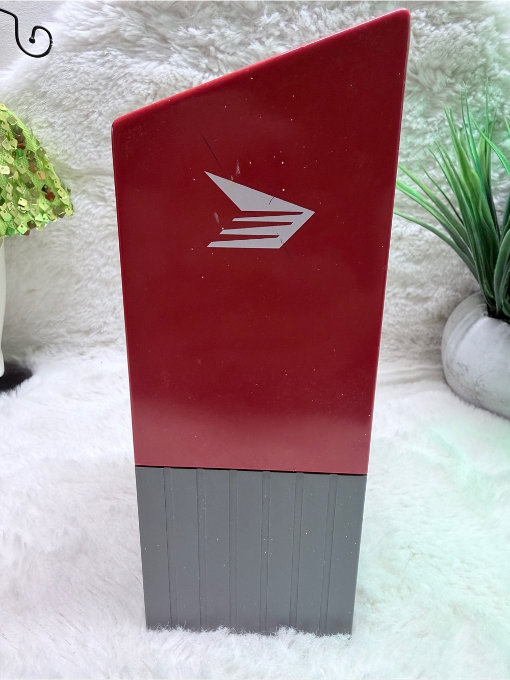 MAIL POSTE Red & Gray Collectible Mailbox 📬 - Picture 2 of 4